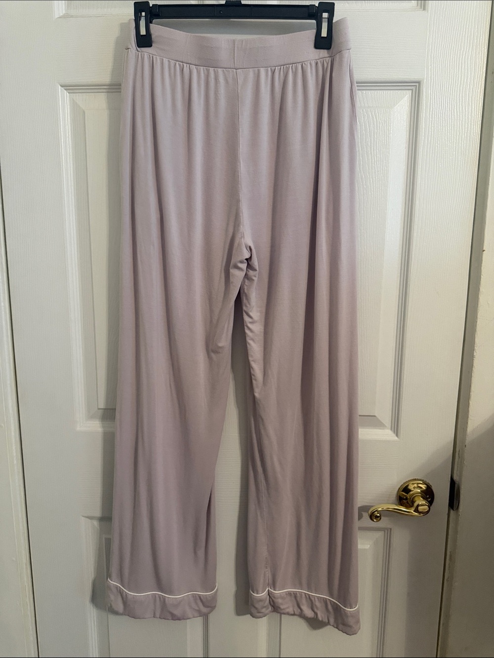 COZY EARTH MEDIUM Stretch-Knit Classic Long Sleeve Pajamas SET Lilac Bamboo - Picture 13 of 15